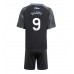 Aston Villa Harvey Elliott #9 Bortedraktsett Barn 2025-26 Korte ermer (+ Korte bukser)
